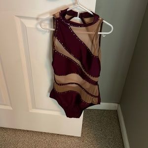 Costume dance costume, stoned with Swarovski crystals